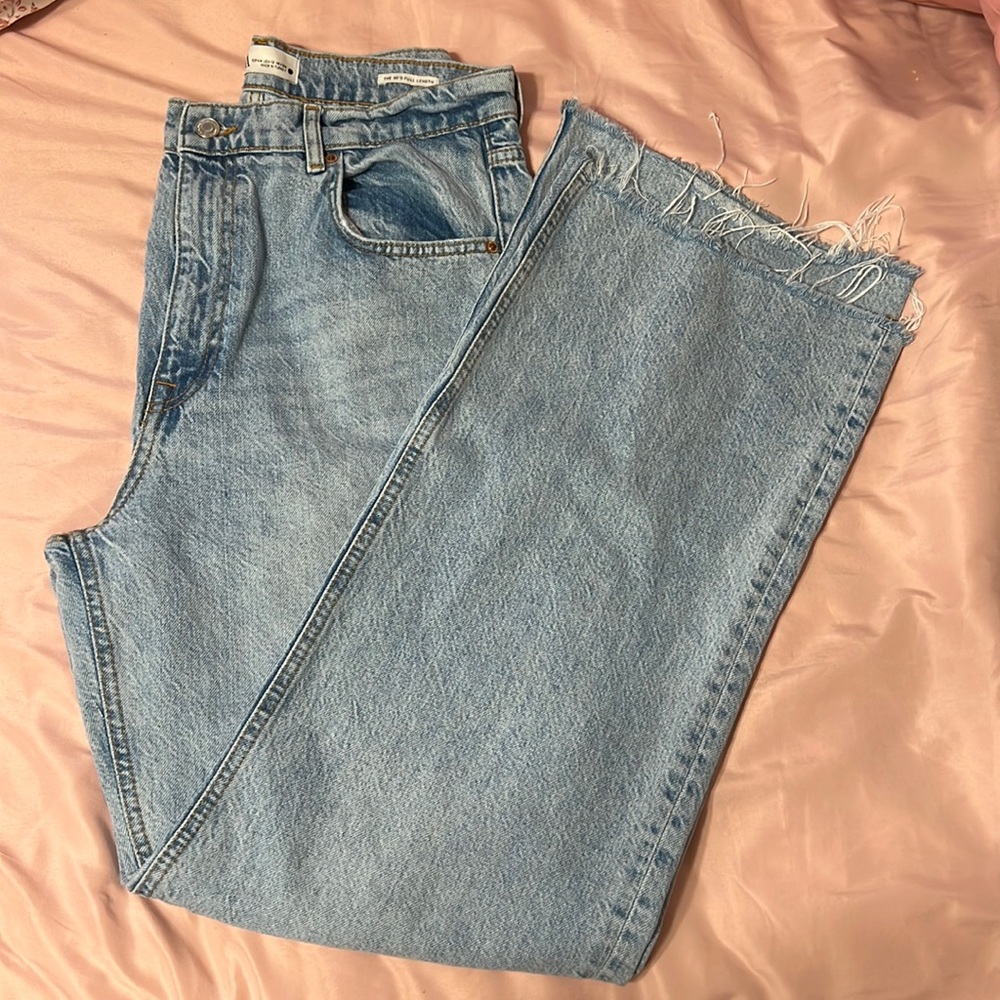 Zara 90’s full length jeans high rise